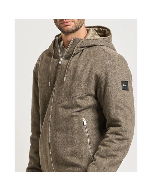 HUGO Brown Winter Jackets for men