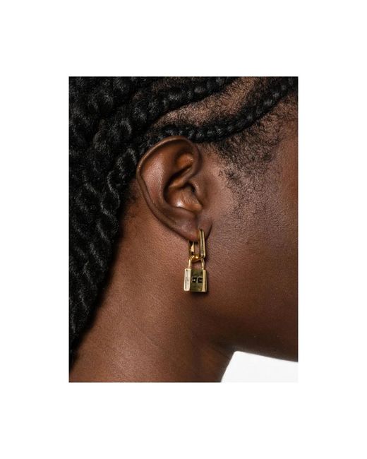 Elisabetta Franchi Metallic Earrings