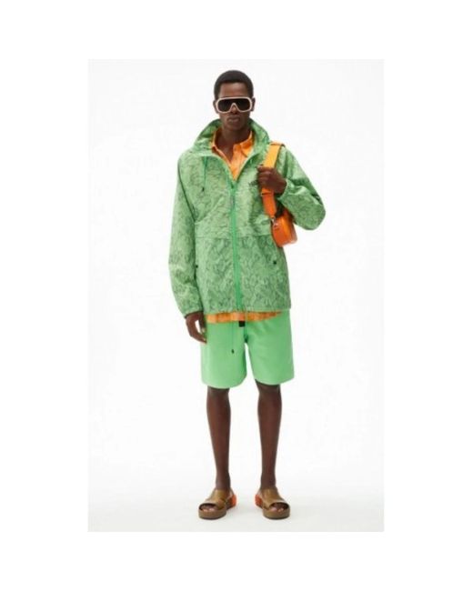 KENZO Katoenen Bermuda Shorts in het Green voor heren