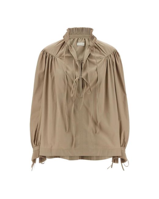 Dries Van Noten Natural Blouses