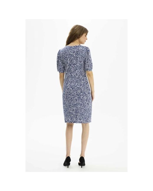 Midi Dresses iN FRONT de color Blue