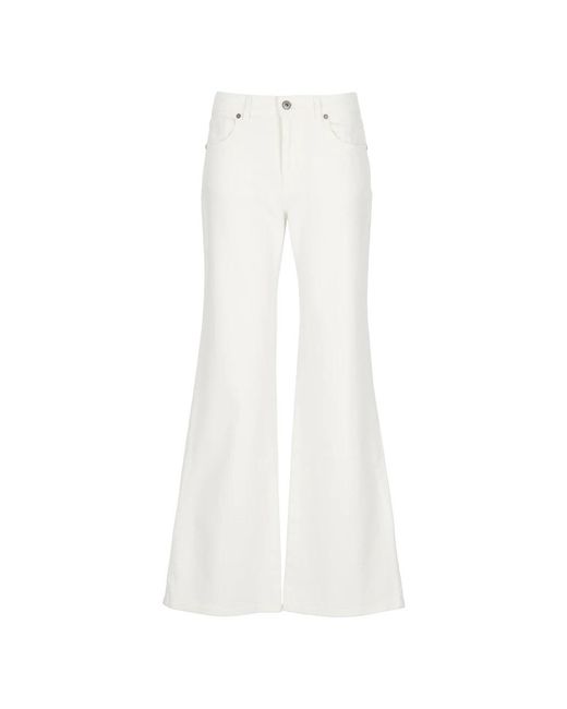Flared Jeans P.A.R.O.S.H. en coloris White