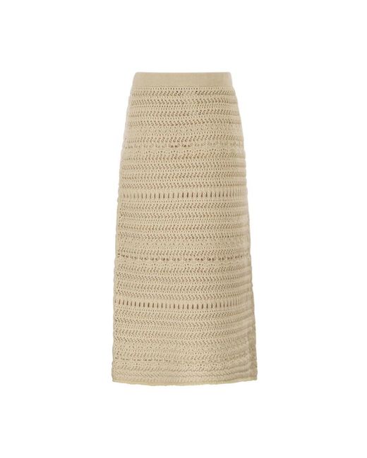 Fabiana Filippi Natural Maxi Skirts
