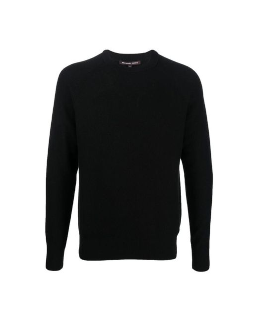 Round-Neck Knitwear di Michael Kors in Black da Uomo