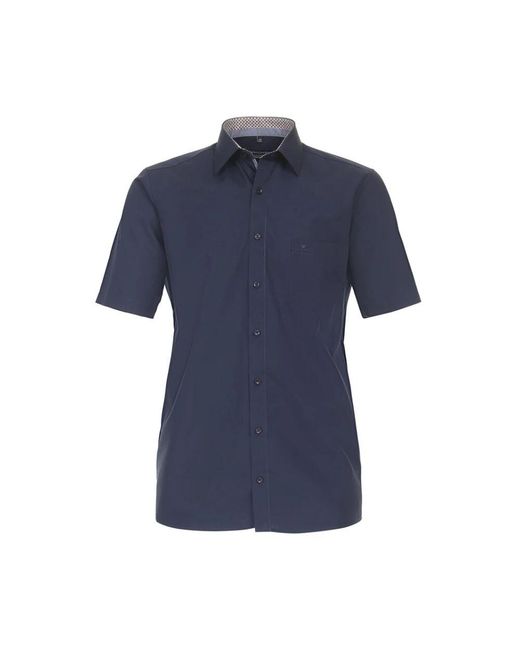 CASA MODA Casual Kurzarmhemd Für Männer in Blue für Herren