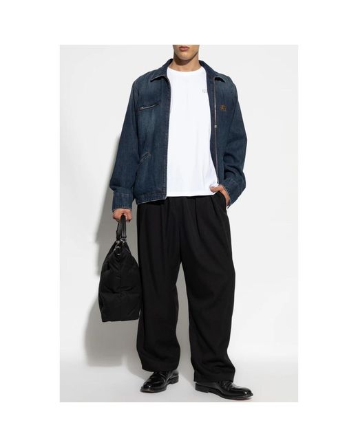 Maison Margiela Straight Trousers in het Black voor heren
