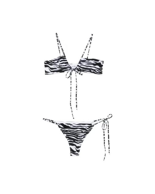 The Attico White Bikinis