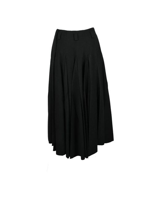 Prada Black Midi Skirts