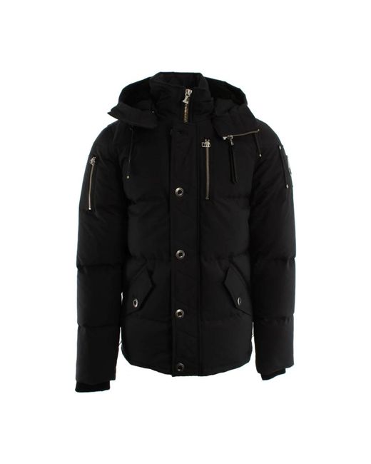 Moose Knuckles Black Winter Jackets for men