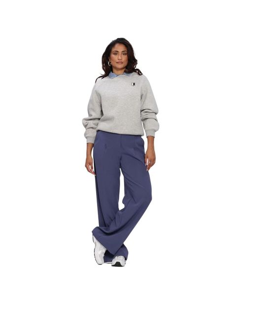 Another Label Niya Sailor Sweat L/S in het Blue