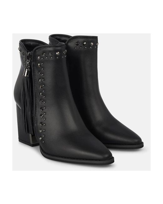 Alma En Pena. Black Cowboy & Biker Boots