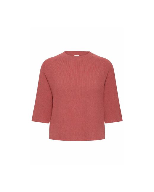 Blouses Ichi de color Red
