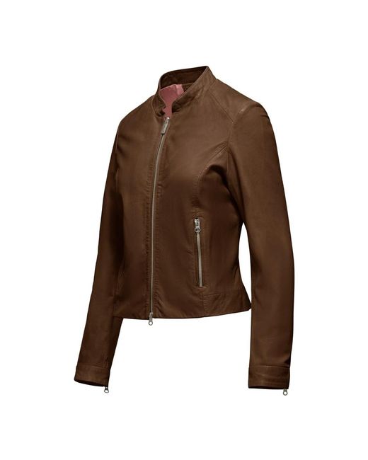 Leather Jackets Bomboogie en coloris Brown