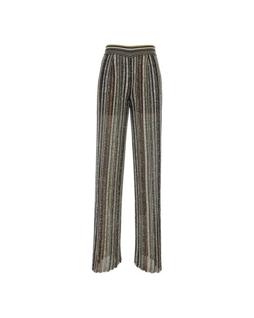 Missoni Brown Weite Hose