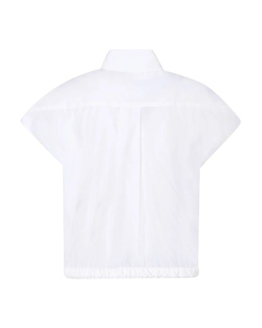 Sacai White Weiße t-shirts & polos für frauen