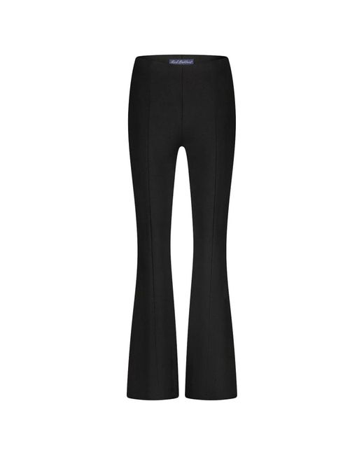 Red Button Fancy Twill Bibette Broek in het Black