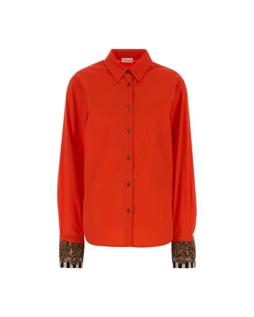 Dries Van Noten Red Shirts