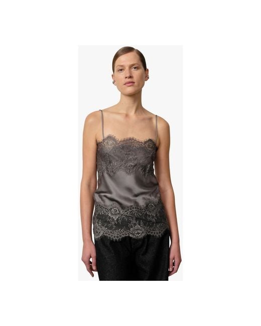 Birgitte Herskind Gray Sleeveless Tops