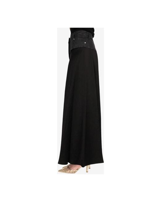 Pinko Black Maxi Skirts