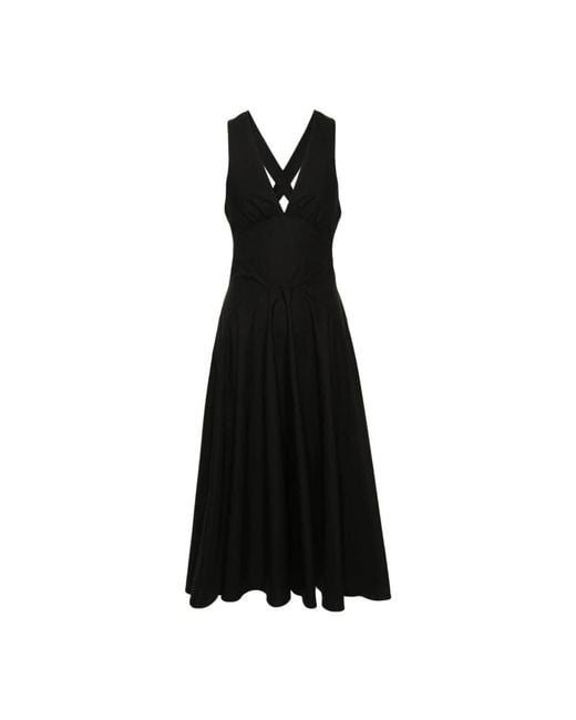 Alaïa Black Midi Dresses