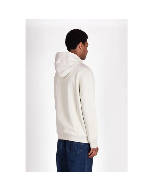 A_COLD_WALL* Regular fit hoodie mit rippbündchen in White für Herren