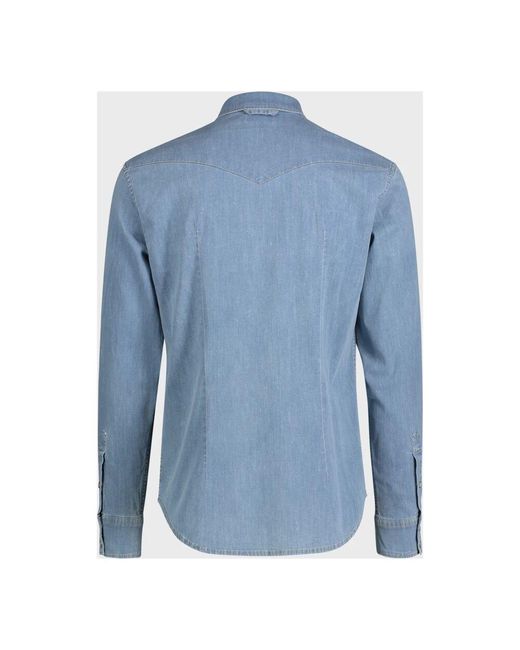 Re-hash Herrenhemd in Blue für Herren