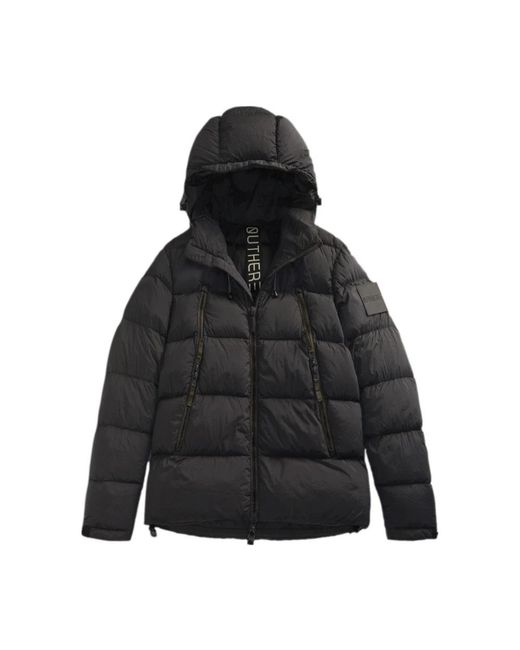 OUTHERE Black Winter Jackets for men