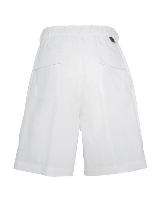 Low Brand White Casual Shorts for men