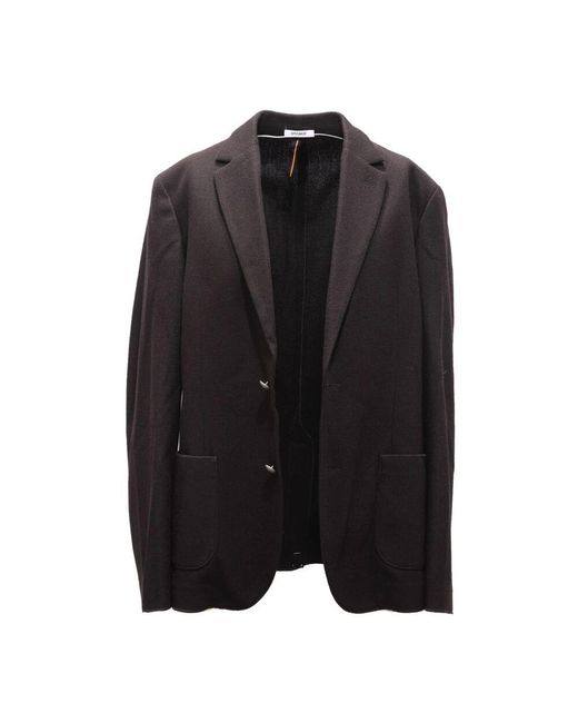 Officina 36 Strukturierte Jacke Modell 0100107179 Schwarz in Black für Herren