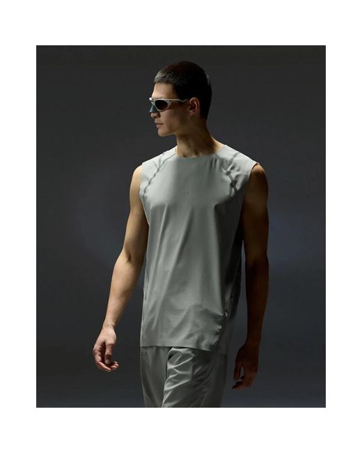 Oakley Gray Sleeveless Tops for men