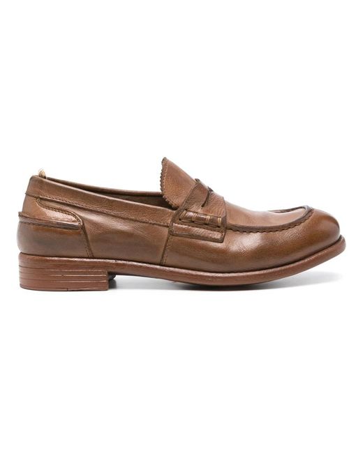 Officine Creative Brown Loafers