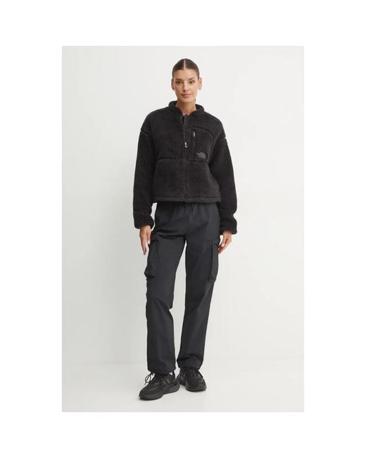 The North Face Zip-Throughs in het Black