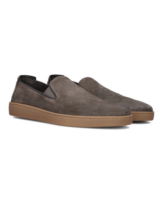 Stefano Lauran Slip-On Schuhe Grau in Brown für Herren