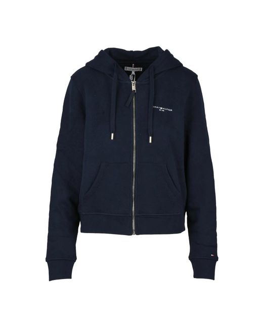 Tommy Hilfiger Zip-Through Hoodie in het Blue