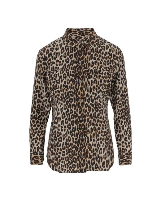 Equipment Brown Shirts