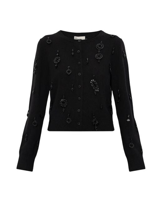 Tory Burch Black Cardigans