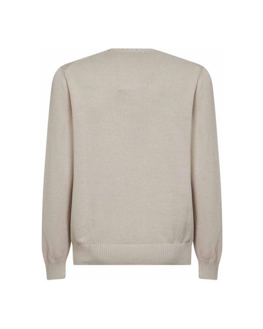 D4.0 Rundhals-Pullover in Gray für Herren