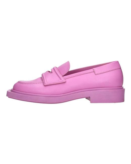 3Juin Purple Loafers