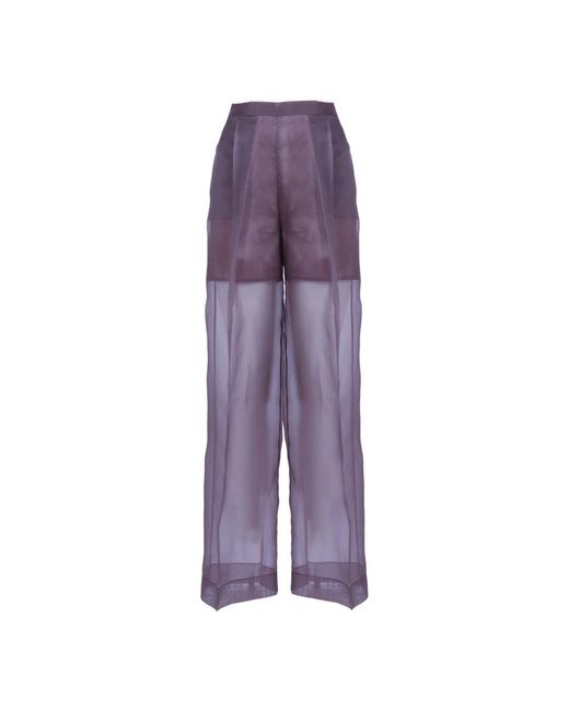 Antonelli Purple Wide Trousers