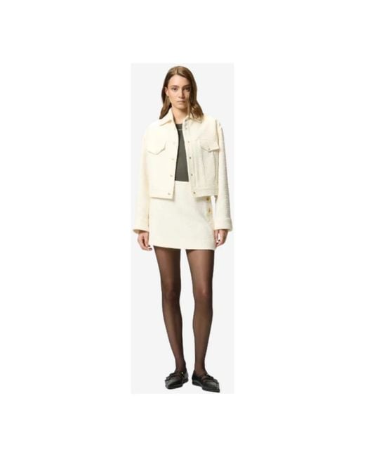 Pinko Gray Short Skirts
