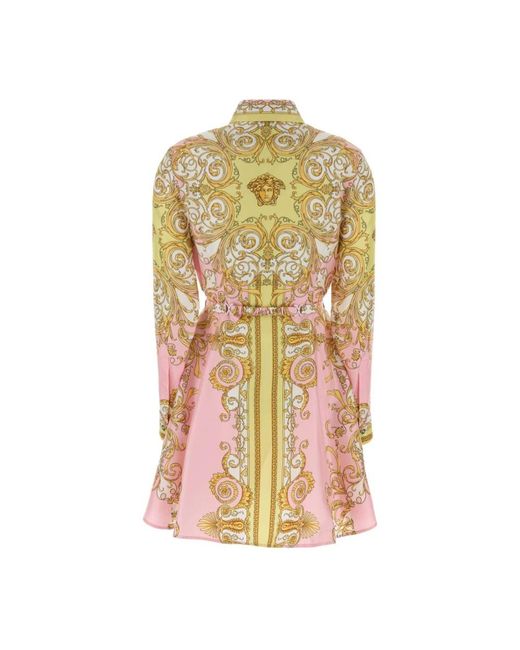 Versace Multicolor Shirt Dresses