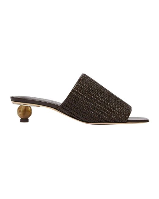 Weekend by Maxmara Brown Heeled Mules
