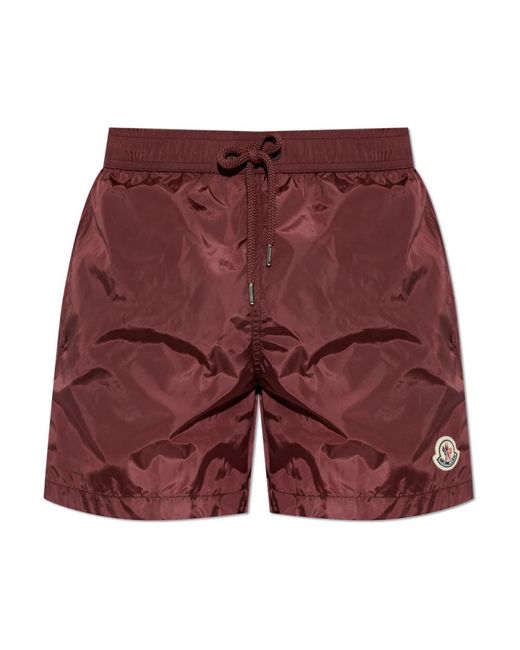 Moncler Red Beachwear for men