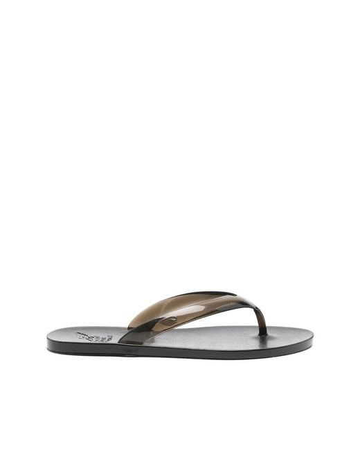 Ancient Greek Sandals Brown Flip Flops Jelly