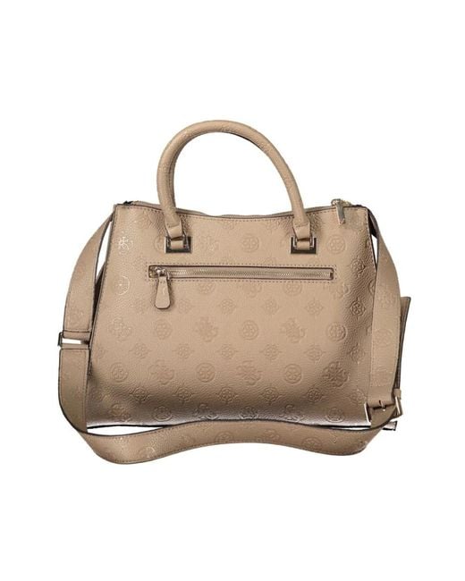 Guess Natural Braune Polyethylen-Damentasche