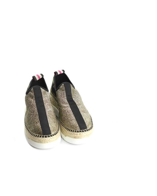 Espadrilles Schoenen ,Geel in het Gray