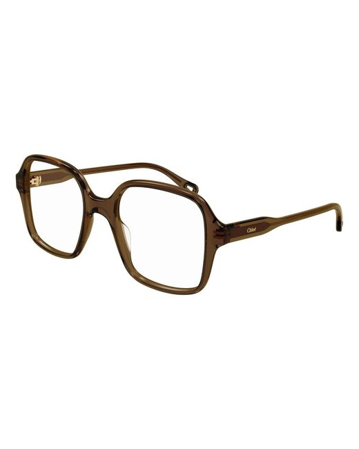 Moderna collezione occhiali femminili di Chloé in Brown