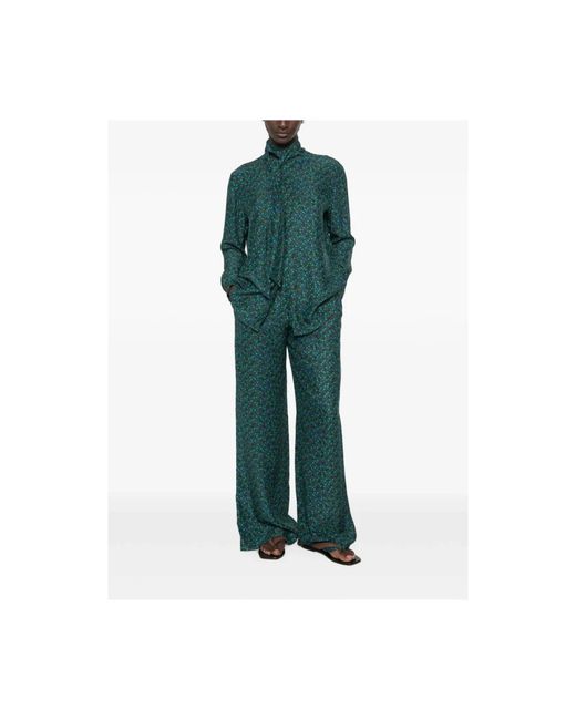 Gianluca Capannolo Green Wide Trousers