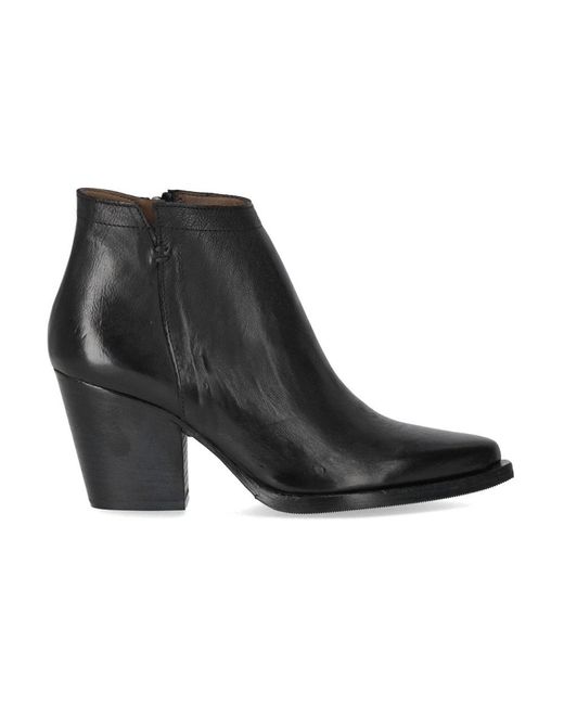 Duccio Del Duca Black Cowboy & Biker Boots