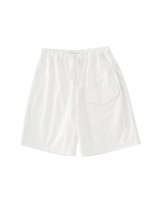 Studio Nicholson Korte Broeken ,Wit ,Katoen Ikaria Short in het White voor heren